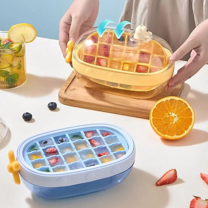 Lisslune | Cute Cartoon Rotating Knob Ice Cube Tray