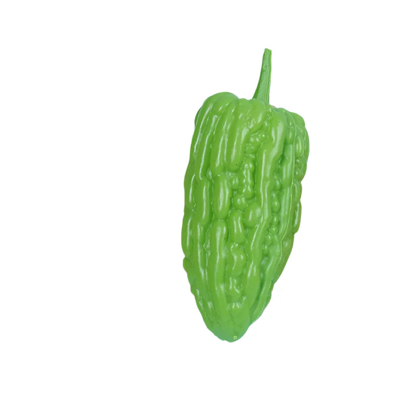 Lisslune | Realistic Red Pepper & Carrot Decorative Props: 2-Piece Artificial Vegetable Set for Dining and Photography