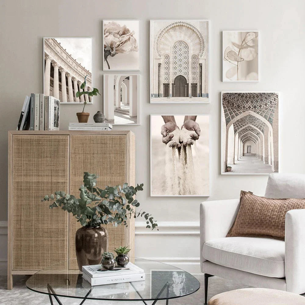Lisslune | Mosque Canvas Poster