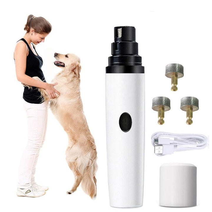 Lisslune | Whisper-quiet rechargeable dog nail grinder: Ultimate precision tool for stress-free grooming