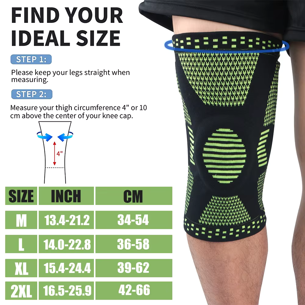 Lisslune | FlexiKnee Compression Brace – Supportive Knee Brace for Pain, Swelling & Stiffness