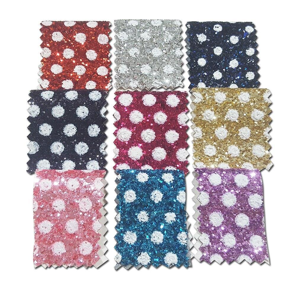 Lisslune | Sparkling Dreams: Chunky Dot Vinyl Fabric Roll for Creative Crafters