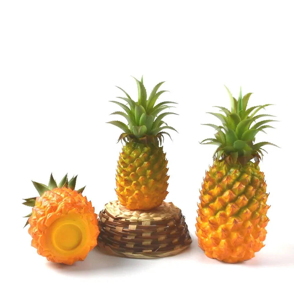 Lisslune | Vibrant Large Foam Yellow Pineapple for Craft and Decoration Displays