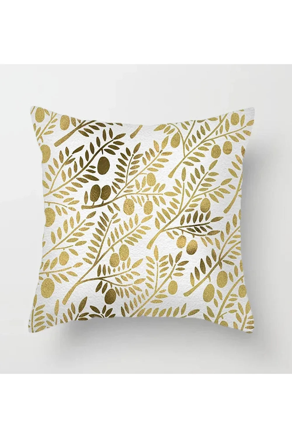 Lisslune | Yellow leaf polyester pillowcase