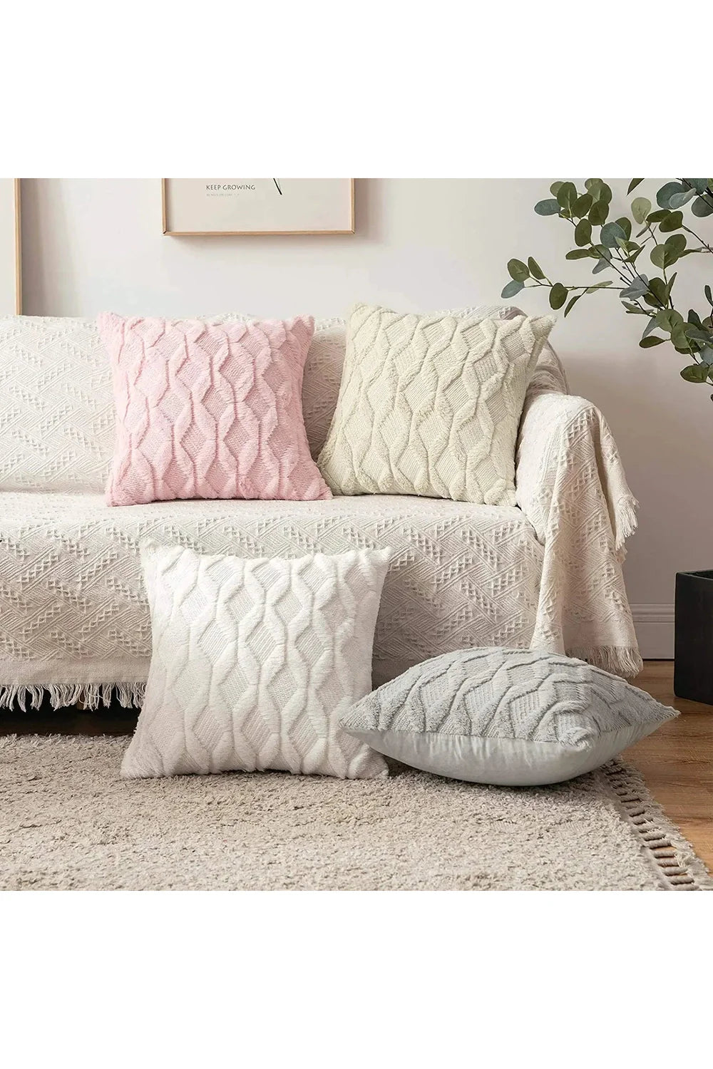 Lisslune | Solid color sofa cushion cover