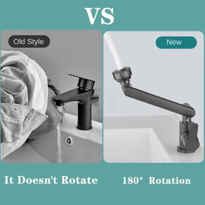 Lisslune | Spray water protected mechanical universal swivel arm faucet