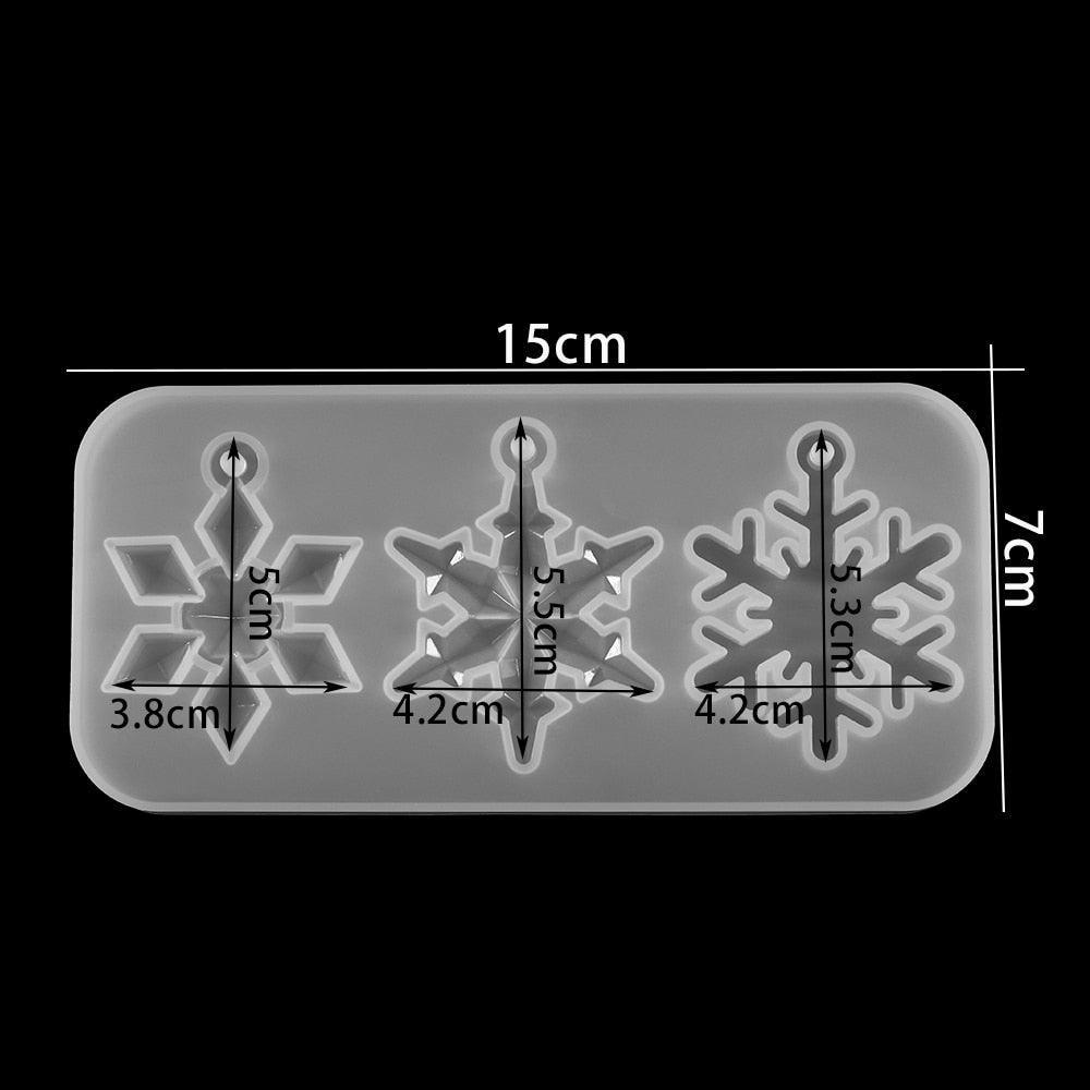Lisslune | Charming Snowflake DIY Craft Set for Unique Christmas Jewelry and Ornaments