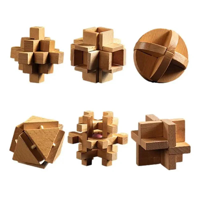 Lisslune | Luban Lock Educational 3D Puzzle Set - Explore Chinese Heritage While Improving Cognitive Skills for Children