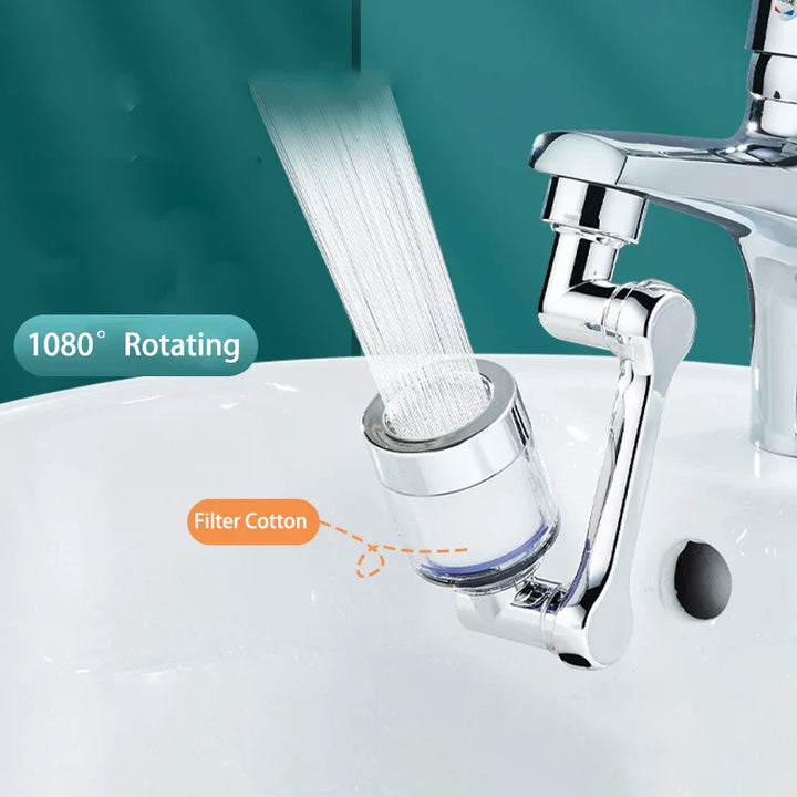 Lisslune | Full Rotating Robot Arm Water Saving Faucet Extender
