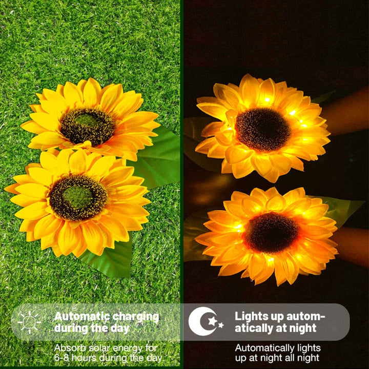 Lisslune | Sunflower Waterproof Solar Led Garden Lights