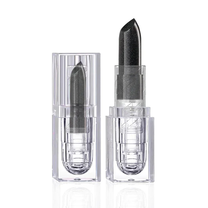 Rynx | Black lipstick for Halloween makeup Waterproof glitter lipsticks Sexy black lip gloss Glossy lip tint Cosmetics Halloween makeup