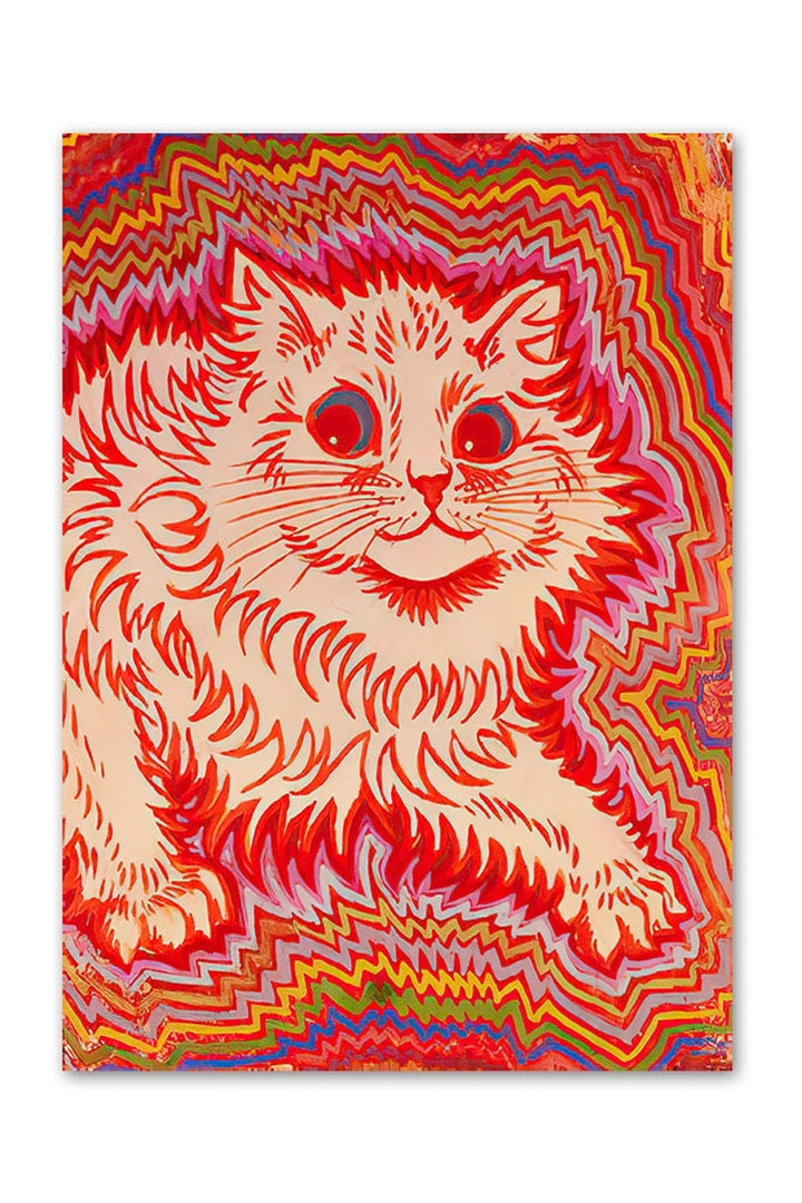 Lisslune | Wain Cats Psychedelic Poster