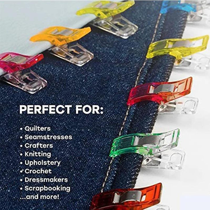 Lisslune | Ultimate Craft Clips Set for Sewing, Quilting and DIY - Available in 10/20/50 Packs