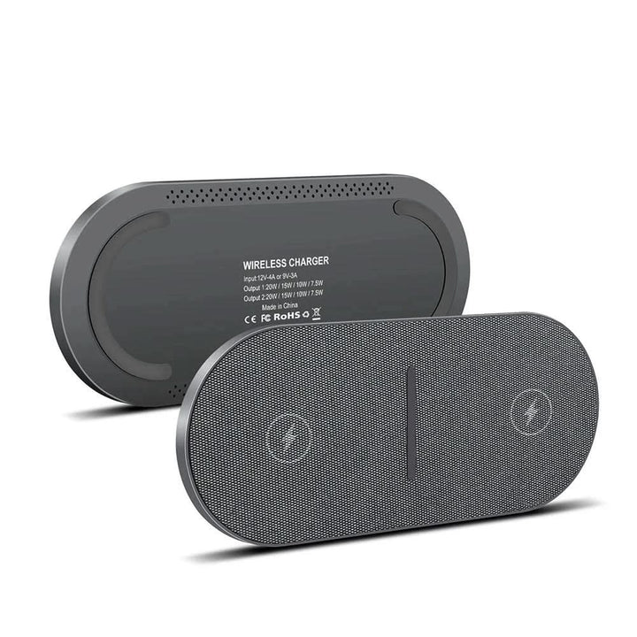Lisslune | DazzleCharge 40W Dual Wireless Charging Station – Fast & Safe