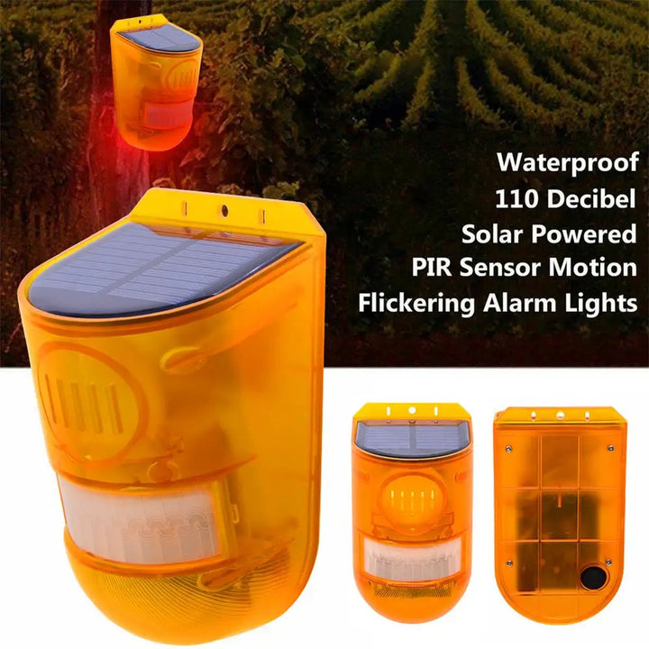 Lisslune | Solar-powered animal repeller with alarm – Effective protection against animals