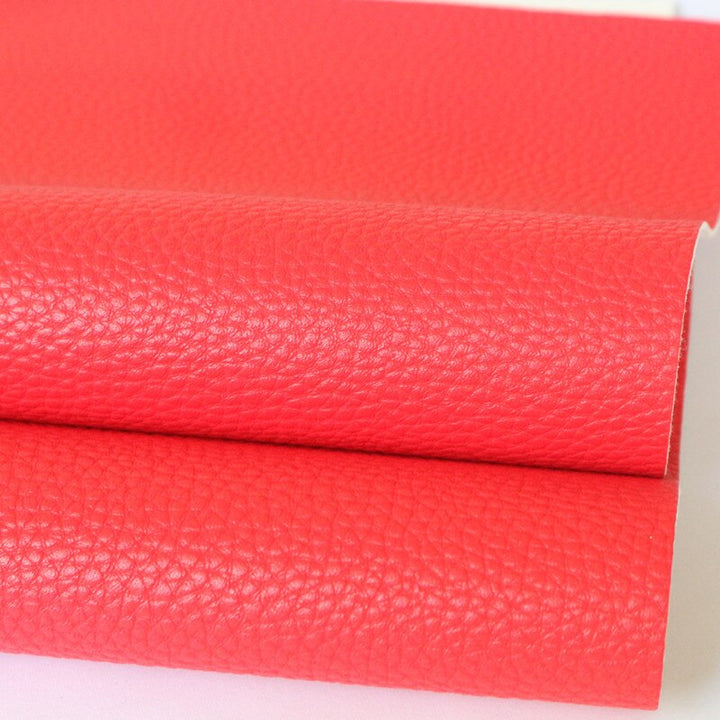Lisslune | Elegant Lychee Pattern Vegan Leather Craft Sheet - A4 Size for Creative Projects