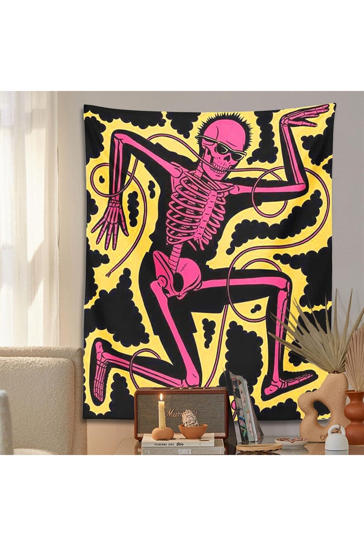 Lisslune | Skeleton Art Tapestry