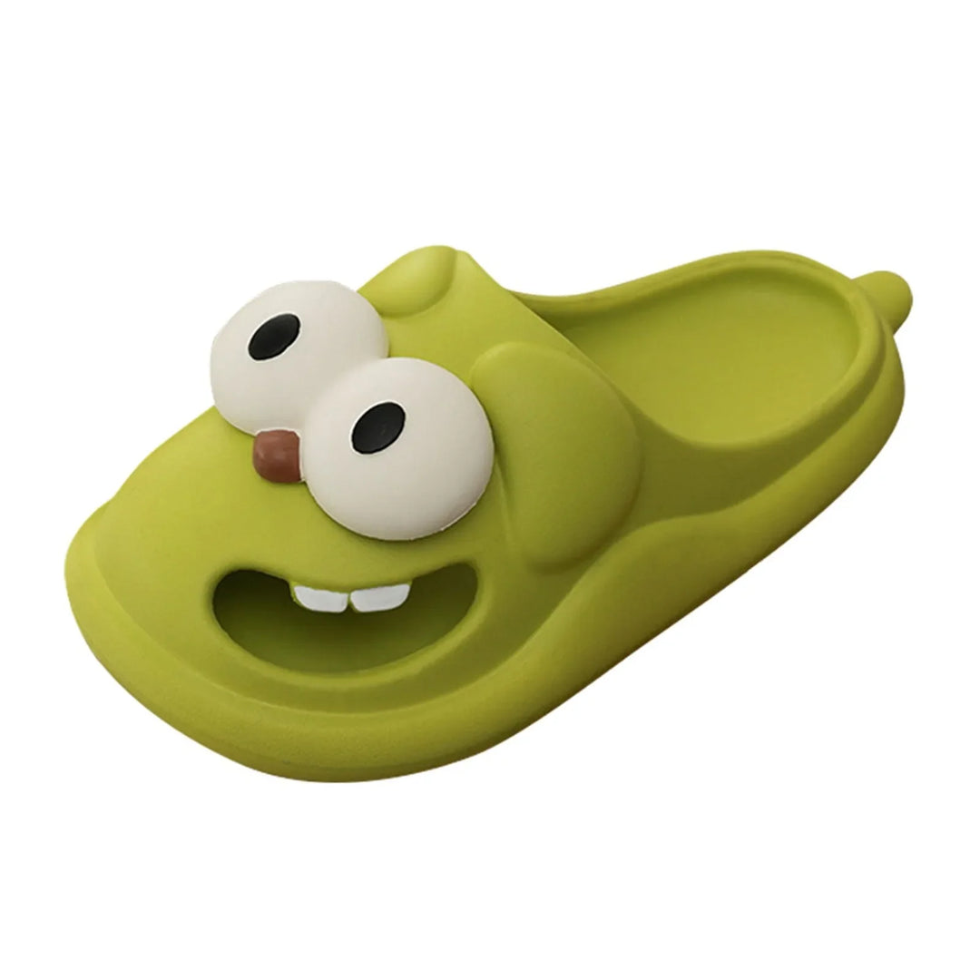 Rynx | Popular Big Eye Dog Slippers Cute Funny Big Eye Dog Fun Cartoon Eva Slippers for Women Non-Slip Slippers for Indoor