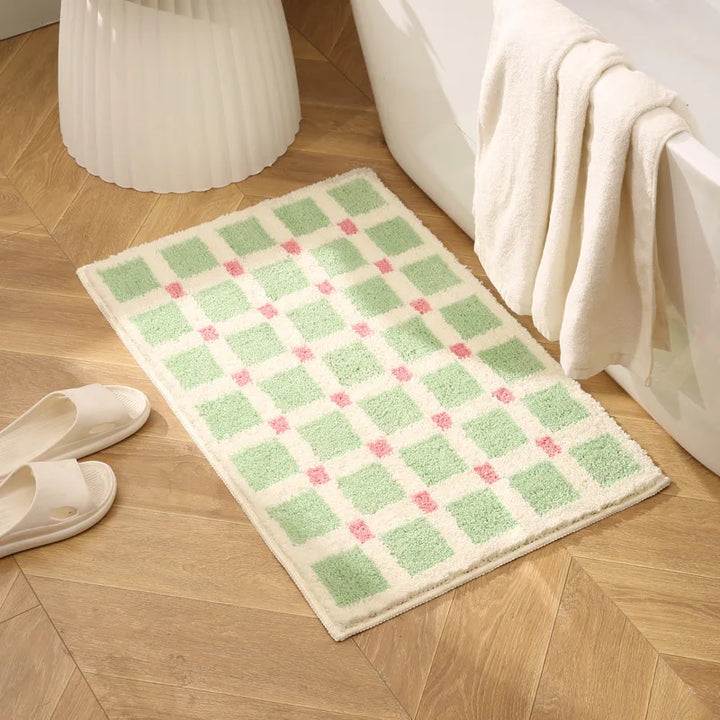 Rynx | Long Tufting Mat Bathroom Mat Living Room Rug Bath Mat Bedroom Night Side Rug Soft Floor Cushion Aesthetic Home Decor