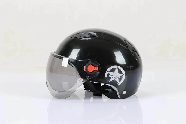 Lisslune | Open-Face Motorcycle Helmet with Goggles – Orion