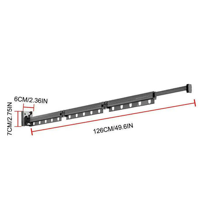 Lisslune | Collapsible Clothes Rack for Compact Storage in Indoor and Outdoor Areas