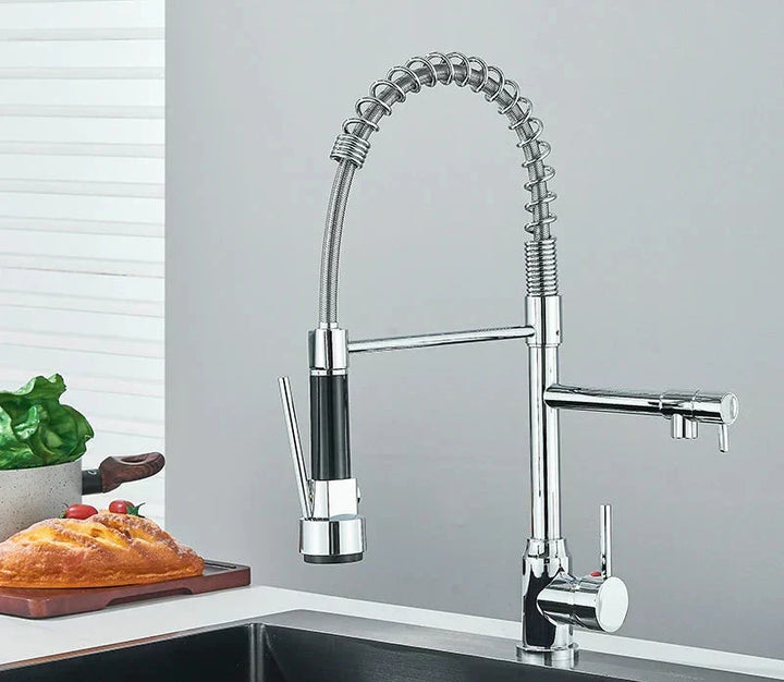 Lisslune | NickelPivot - 360° Rotating Kitchen Tap