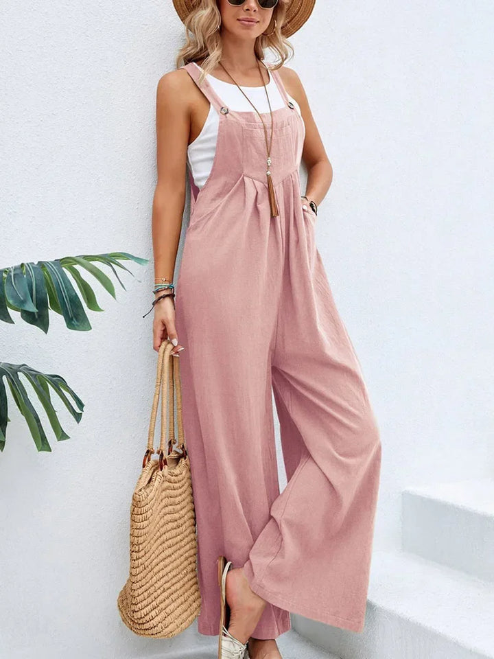Lisslune | Women's Loose Fit Fashion Overalls Wide Leg Baggy Overalls Jumpsuit Dungarees Summer Jumpsuit Casual Elegant Overalls Summer
