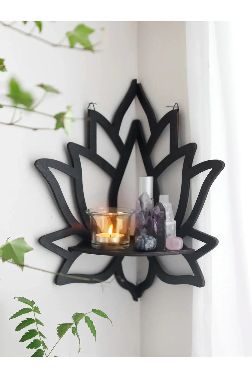 Lisslune | Crystal wall shelf