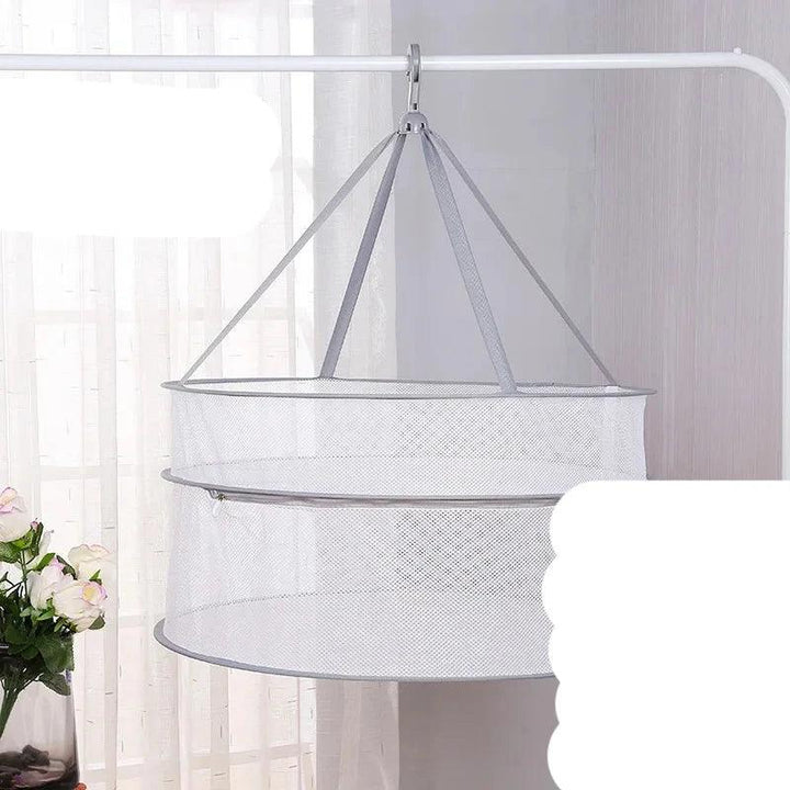 Lisslune | Honeycomb safe portable dress racks with smart mesh organizer