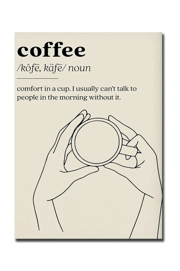 Lisslune | Good Morning Coffee Canvas Poster