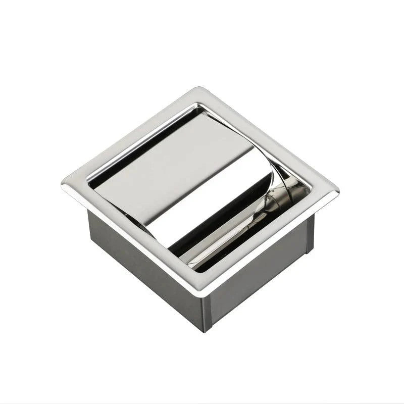 Lisslune | Modern Matte Black Wall-Mounted Toilet Paper Holder for Chic Bathrooms