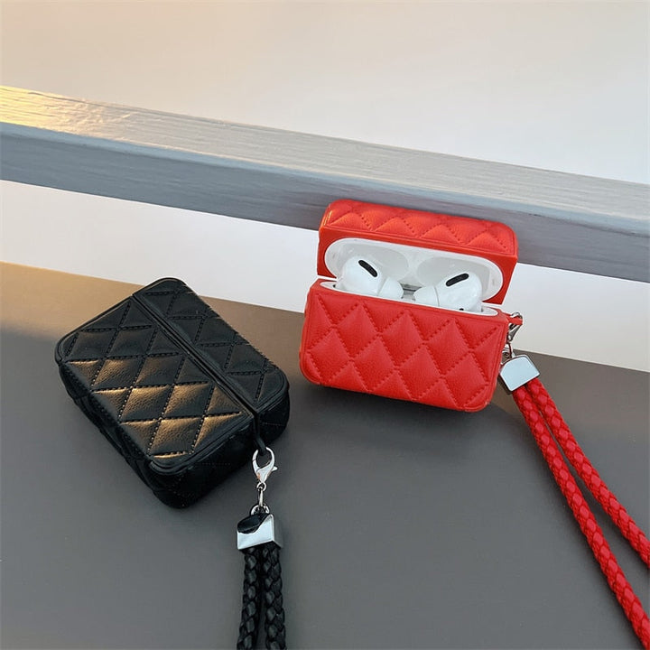 Lisslune | Luxurious leather protective case for Apple AirPods 2 3 Pro in handbag look