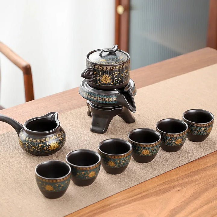 Lisslune | Mystic Sip Kung-Fu Ceramic Tea Set
