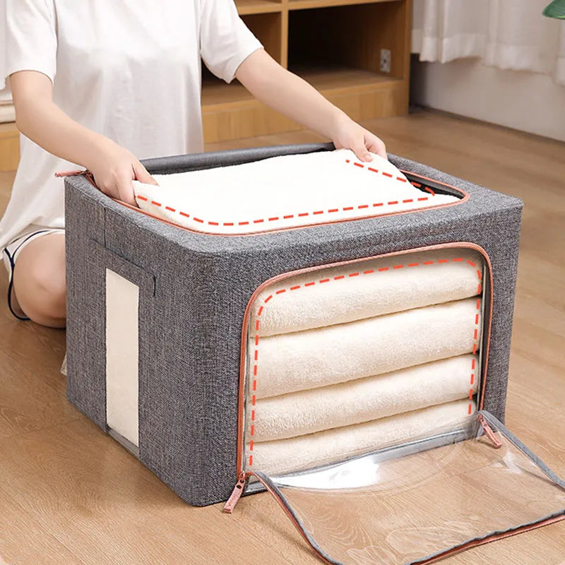 Lisslune | Foldable Storage Space-Saving Large Organizer Box