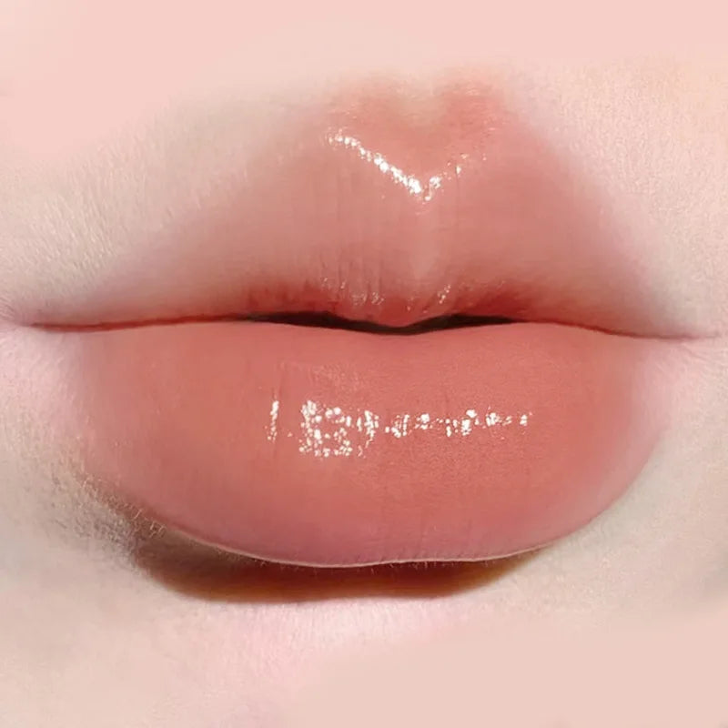 Rynx | 9 Colors Gel Lipstick Moisturizing Mirror Water Light Solid Lip Gloss Glass Tea Russet Lip Coating Tint Makeup Cosmetics Beauty