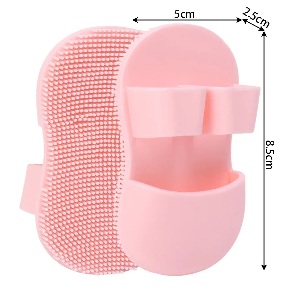 Rynx | 5PCS Portable Silicone Facial Cleansing Brush Deep Clean Massage Peeling Brush Makeup Removal Peeling Face Skin Care Tools