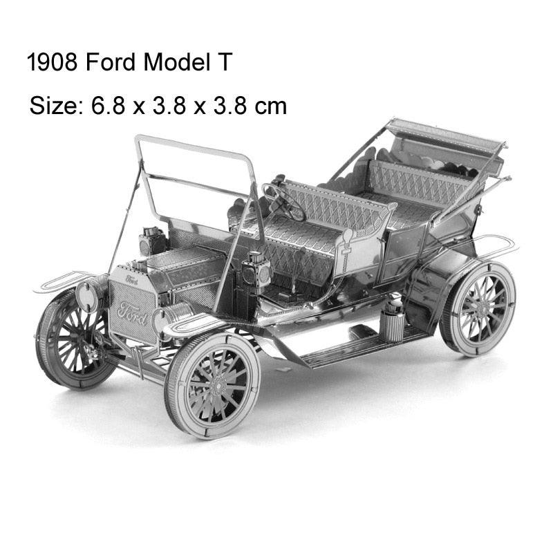 Lisslune | 3D Metal Race Model Building Kit for Creative Teens and Adults