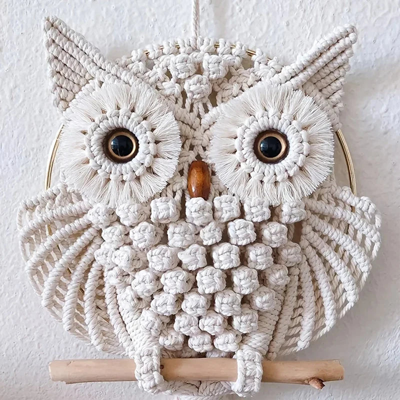 Lisslune | Macramé Owl Wall Hanging