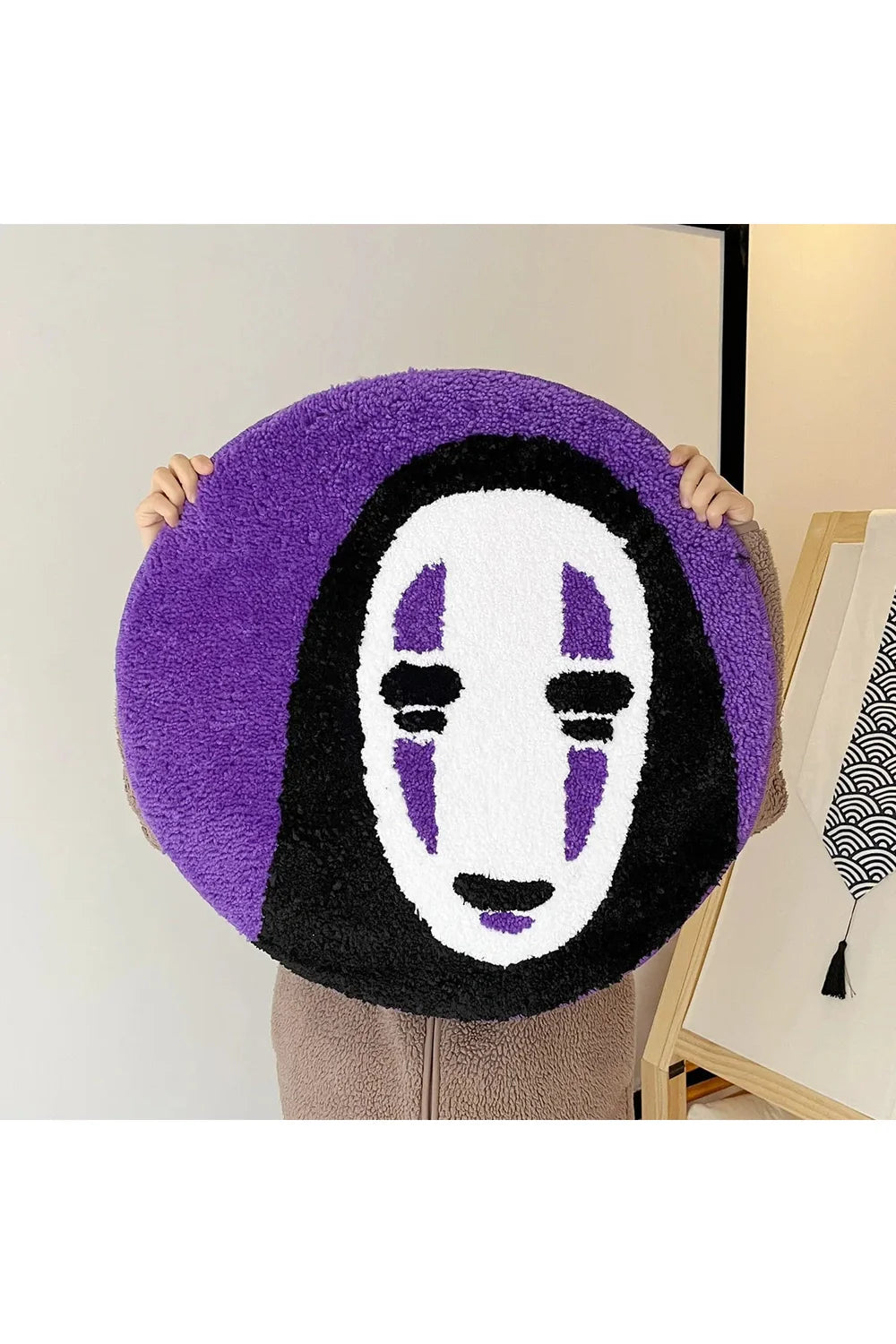 Lisslune | Face Soft Round Rug