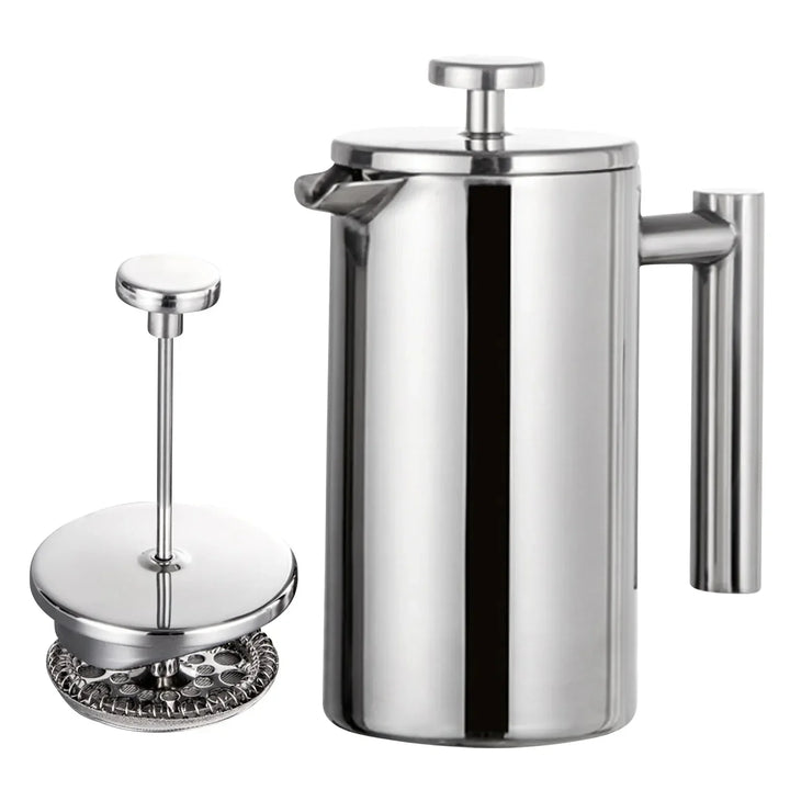Lisslune | Stainless Steel French Press Coffee Maker