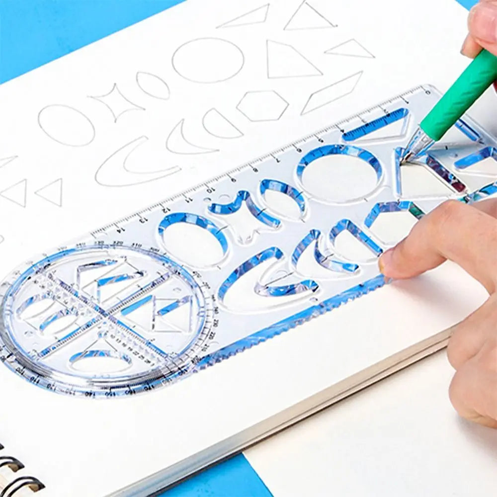 Lisslune | Math Genius Multi-Angle Drawing Precision Ruler