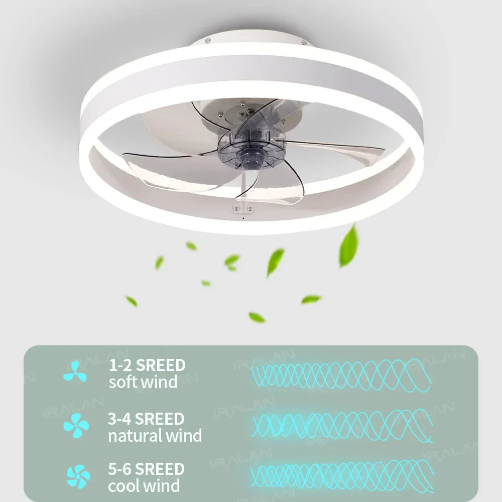 Lisslune | Aura Silent LED Ceiling Fan Lamp
