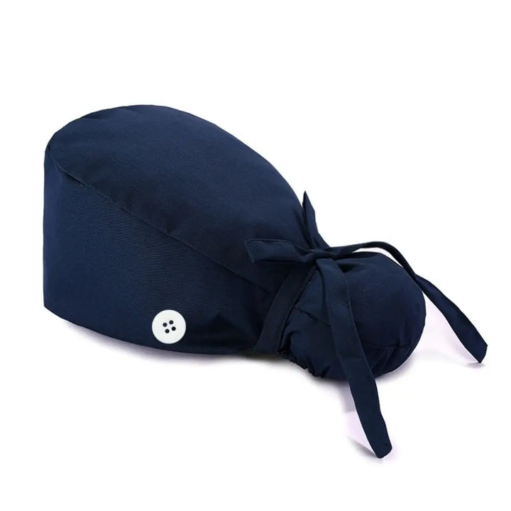 Lisslune | Adjustable surgical cap with ponytail holder and buttons