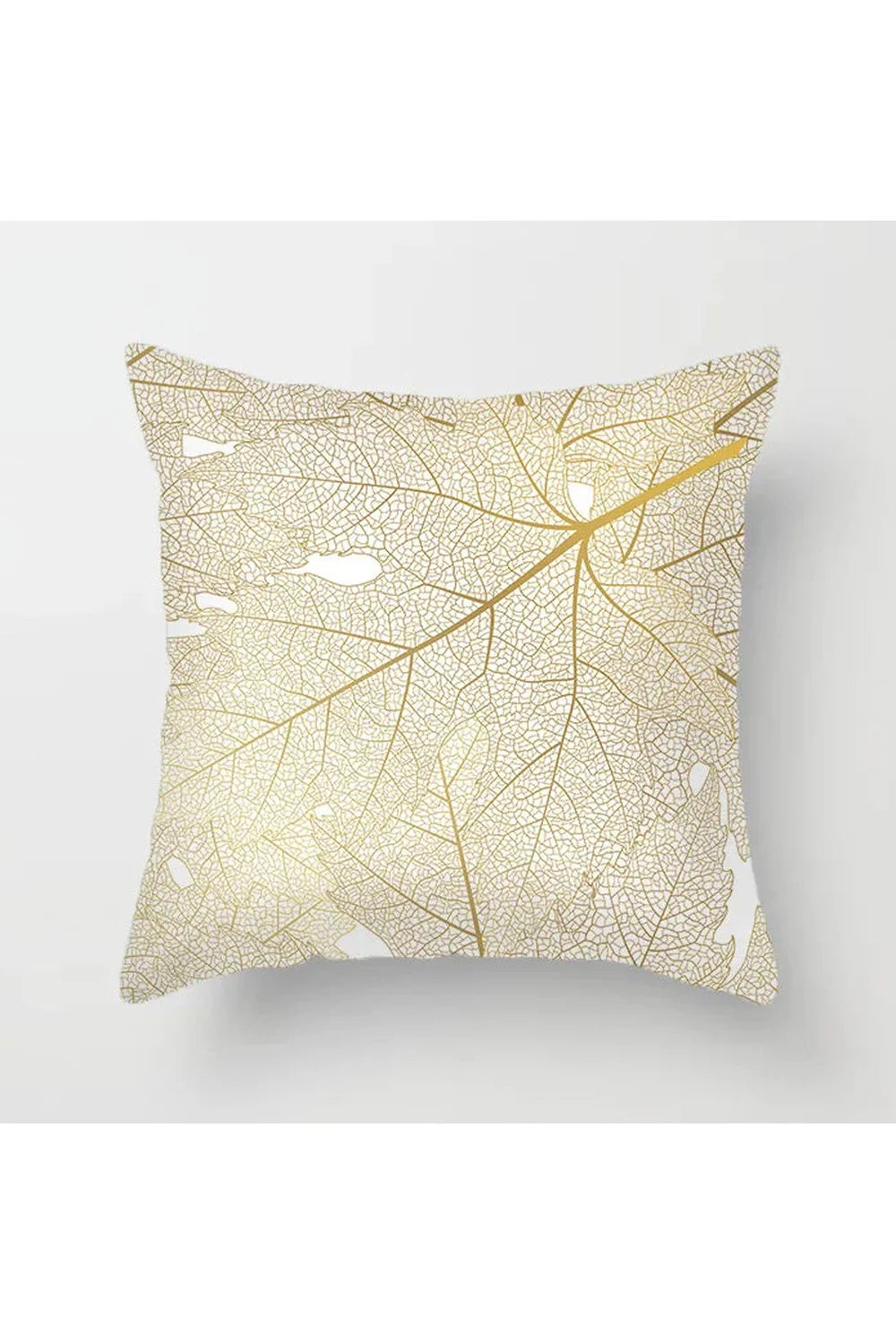 Lisslune | Yellow leaf polyester pillowcase
