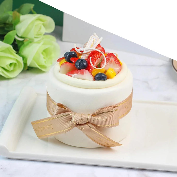 Lisslune | Realistic Artificial Sea Salt Room Cake Model - Ideal for Events, Home Decor, and Restaurant Displays