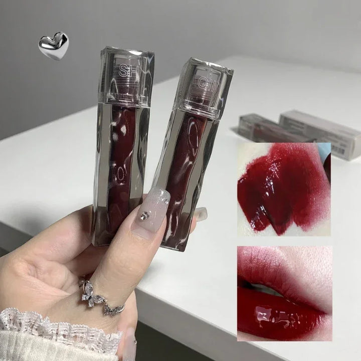 Rynx | Liquid Lipstick 6 Colors Mirror Dye Lip Gloss Moisturizing Waterproof Long-lasting Lip Color Korean Natural Makeup Cosmetics