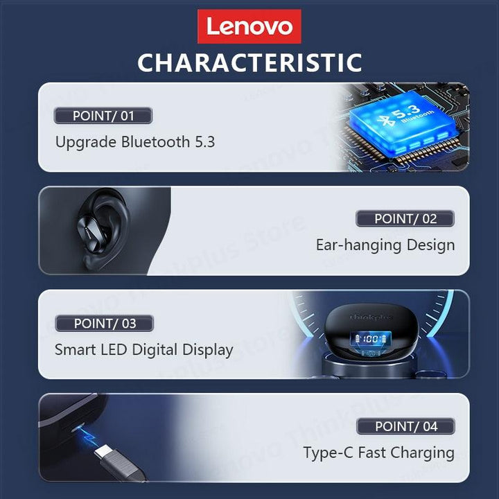 Lisslune | Ultimate Waterproof Bluetooth Earbuds with Noise Cancellation for Active Enthusiasts