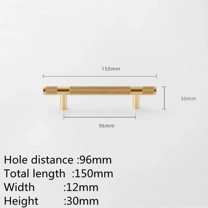 Lisslune | Refined Black and Gold Aluminum Cabinet Hardware Collection