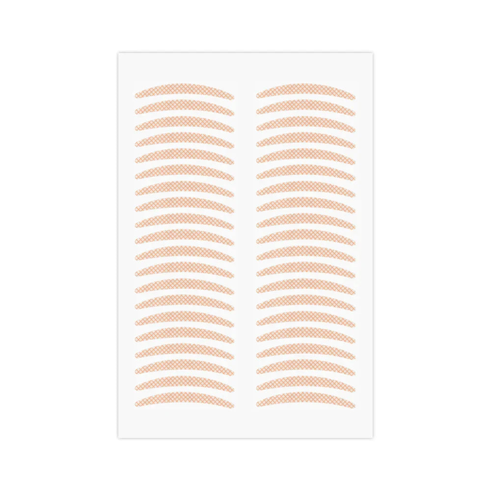 Rynx | Invisible Double Eyelid Patch Mesh Olive-shaped Eyelid Strips Self-adhesive Waterproof Sweat-resistant Natural Eyelifting Tape Makeup