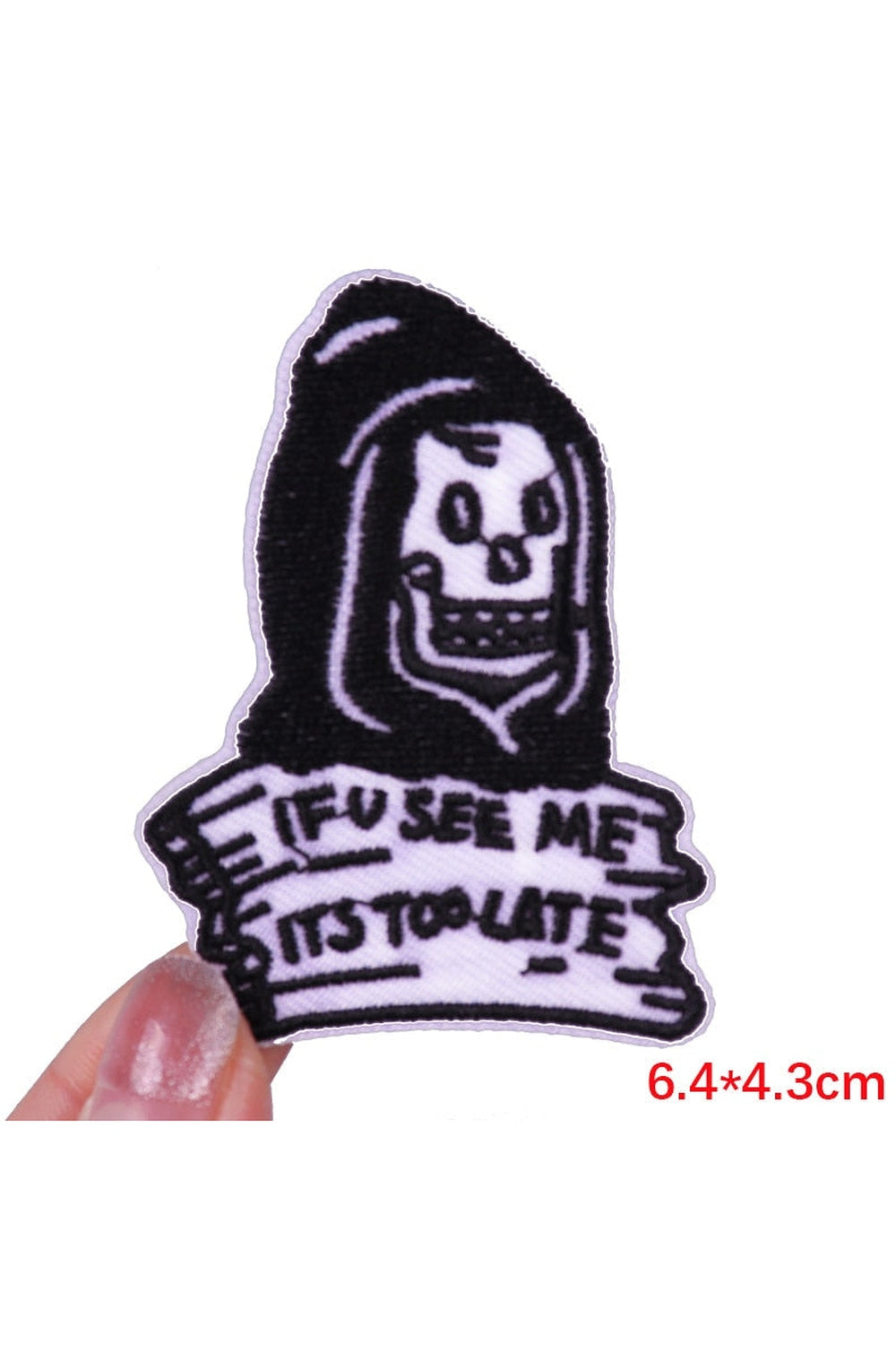 Lisslune | Ghost Style Embroidered Patch